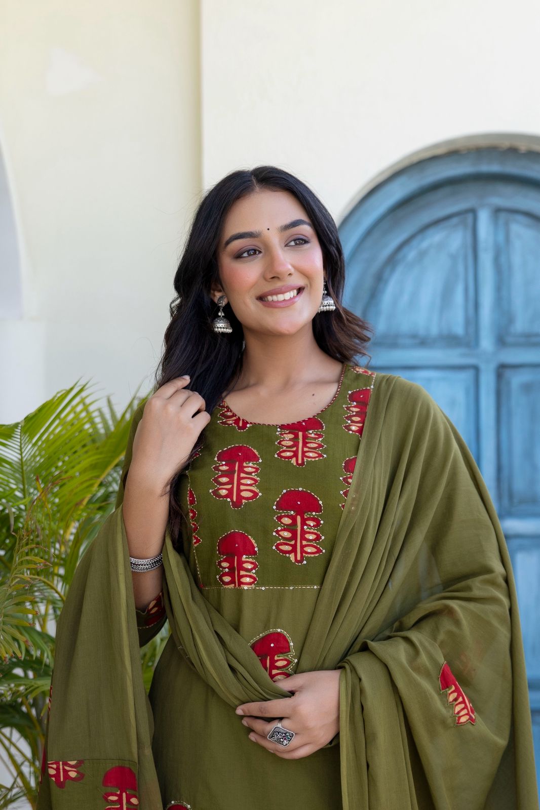 Pure Cotton Elegance 3 Piece Suit Set