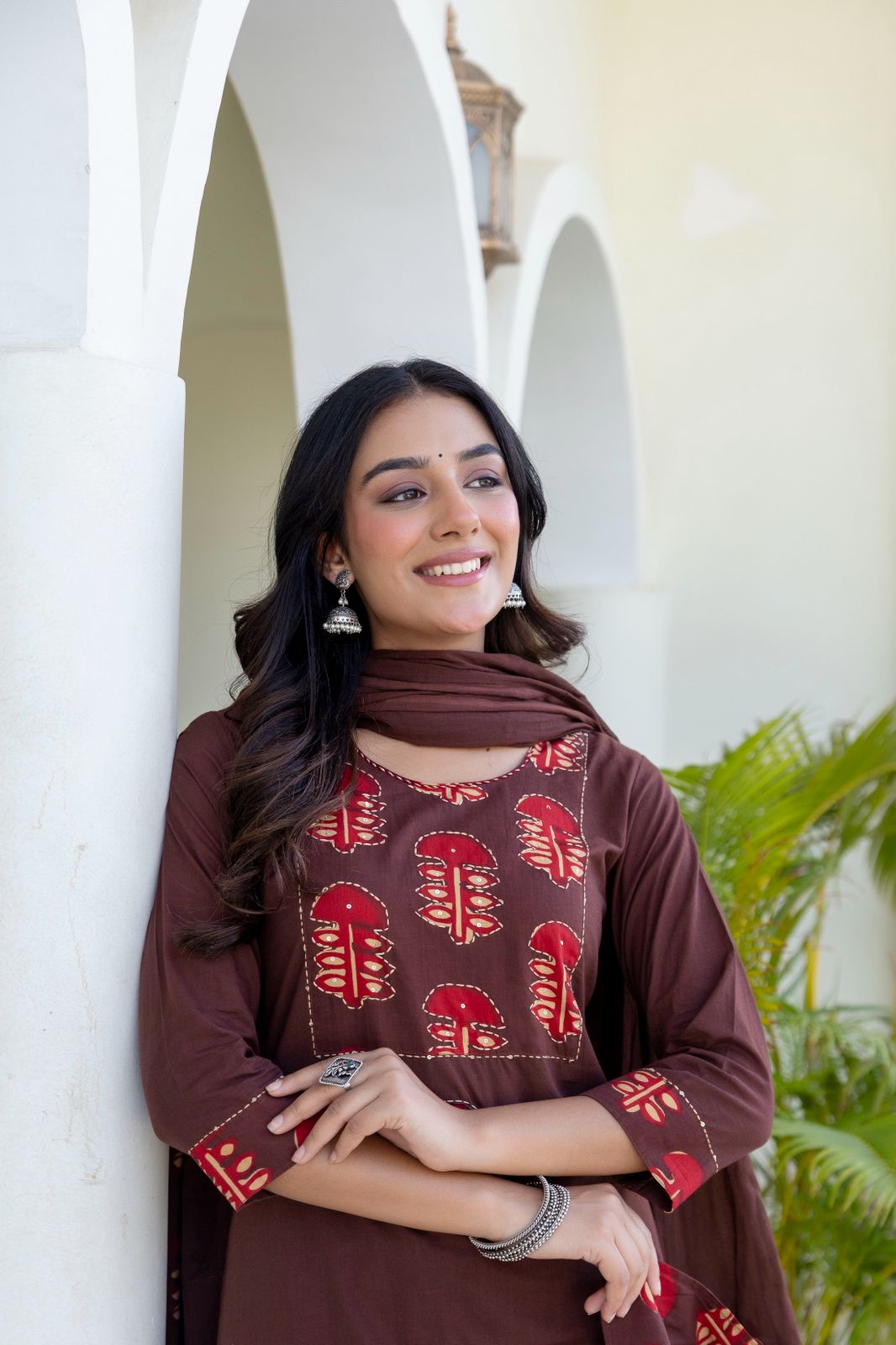 Pure Cotton Elegance 3 Piece Suit Set