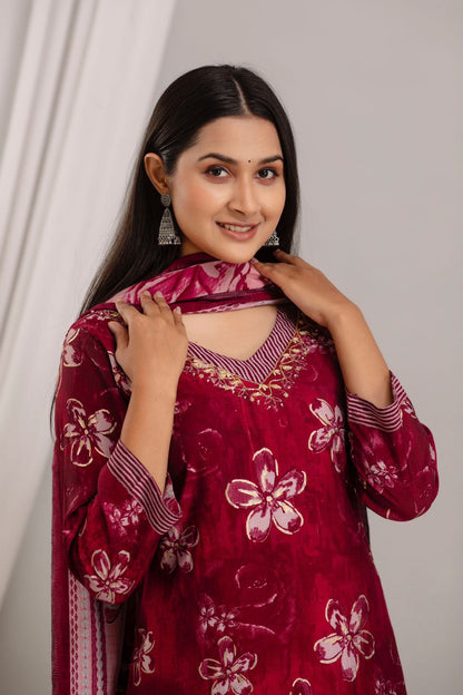 Premium Modal Fabric Festive Dupatta Set