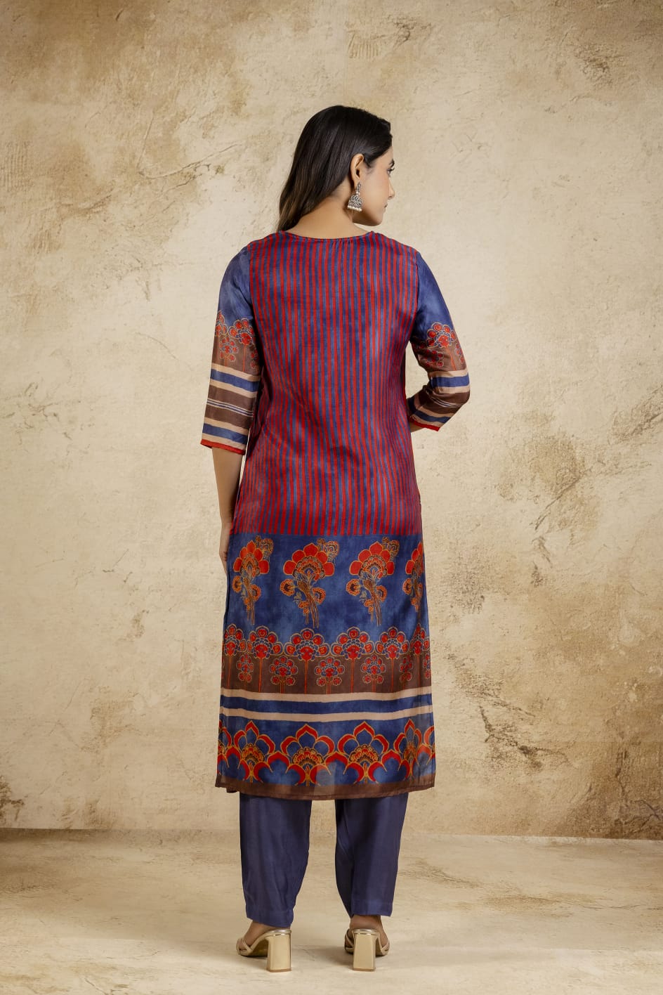 Premium Silk Viscose Dupatta Set with Mulmul Lining