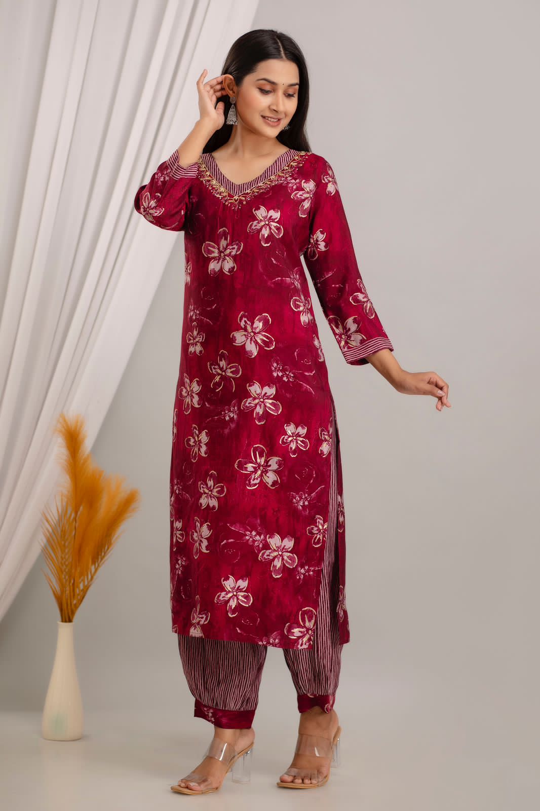 Premium Modal Fabric Festive Dupatta Set