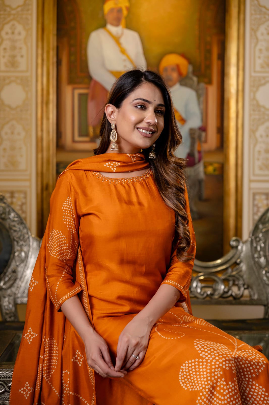 Premium Silk Viscose Dupatta Set with Soft Viscose Mulmul Lining