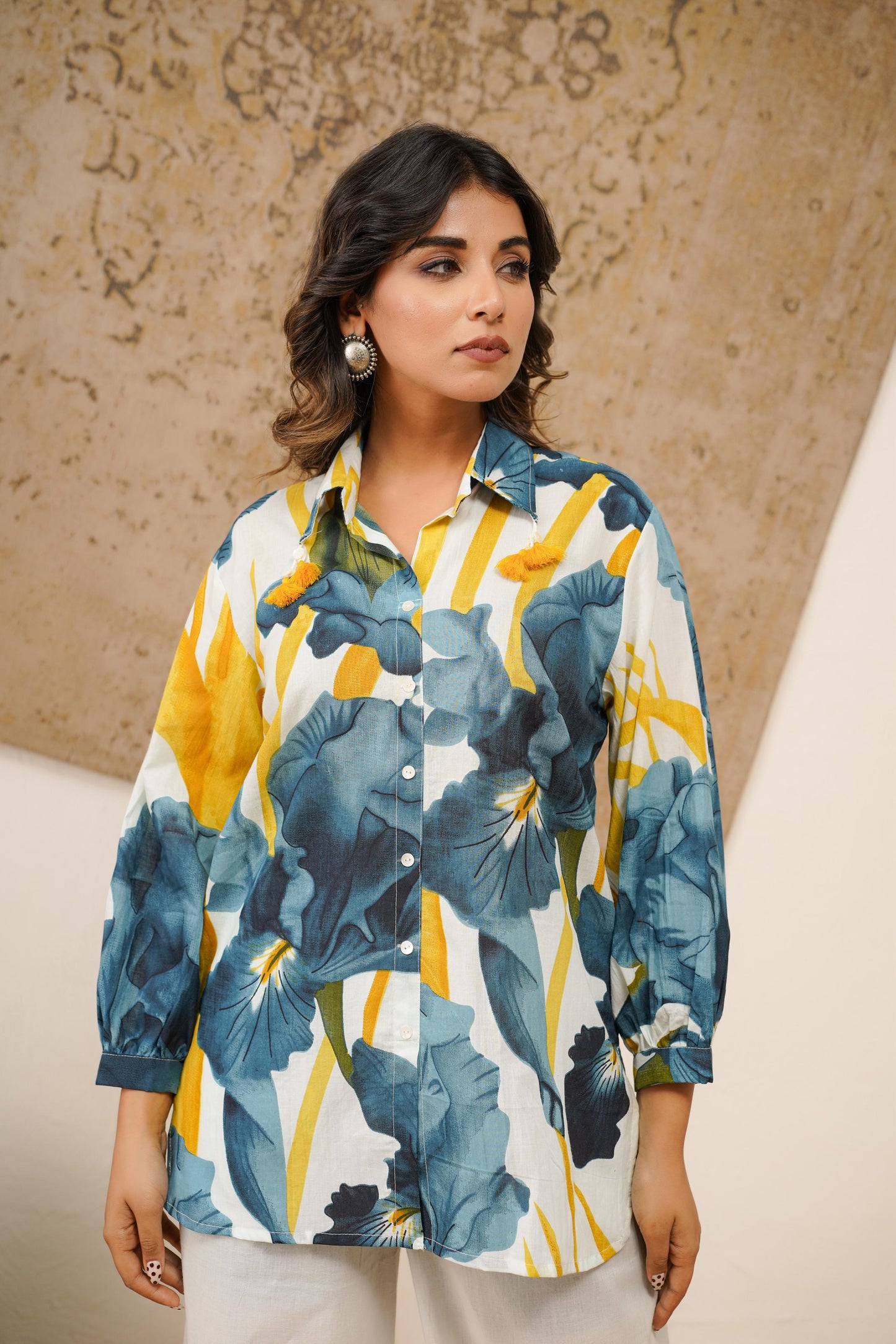 Classic Floral Cotton Shirt