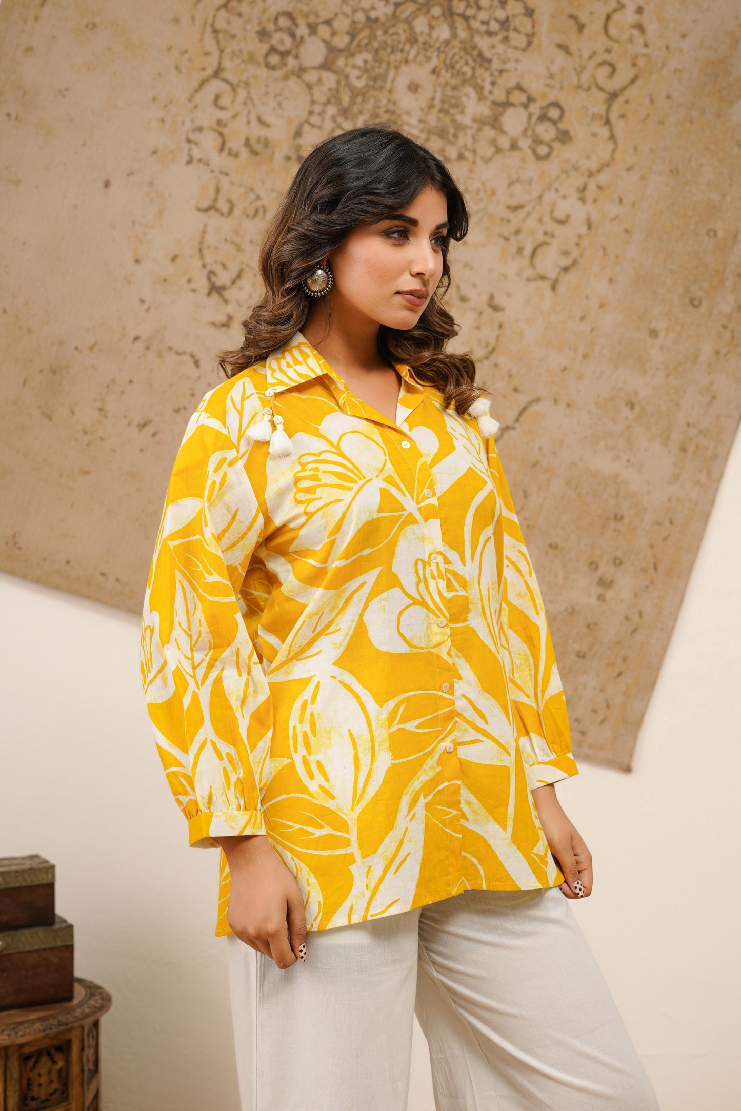 Classic Floral Cotton Shirt